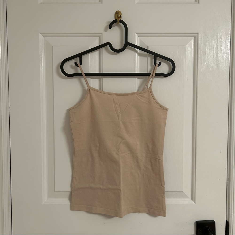 Cat & Jack Tan Sleeveless Fitted Camisole